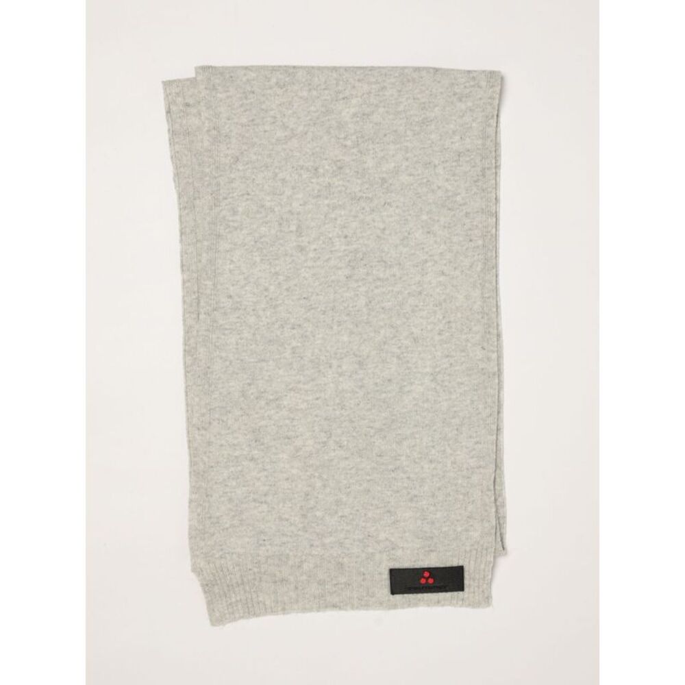Peuterey Men Peuterey Solid Colour Wool And Cashmere Blend Scarf